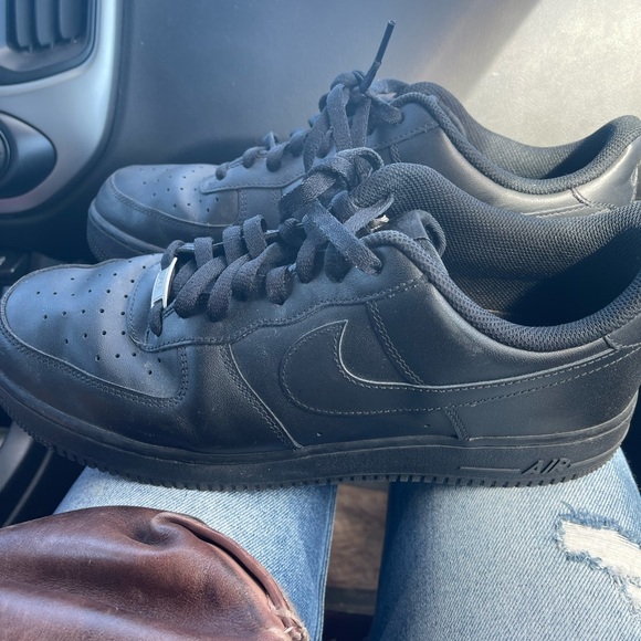 Like new black AF1’s mens 13 - Picture 3 of 4